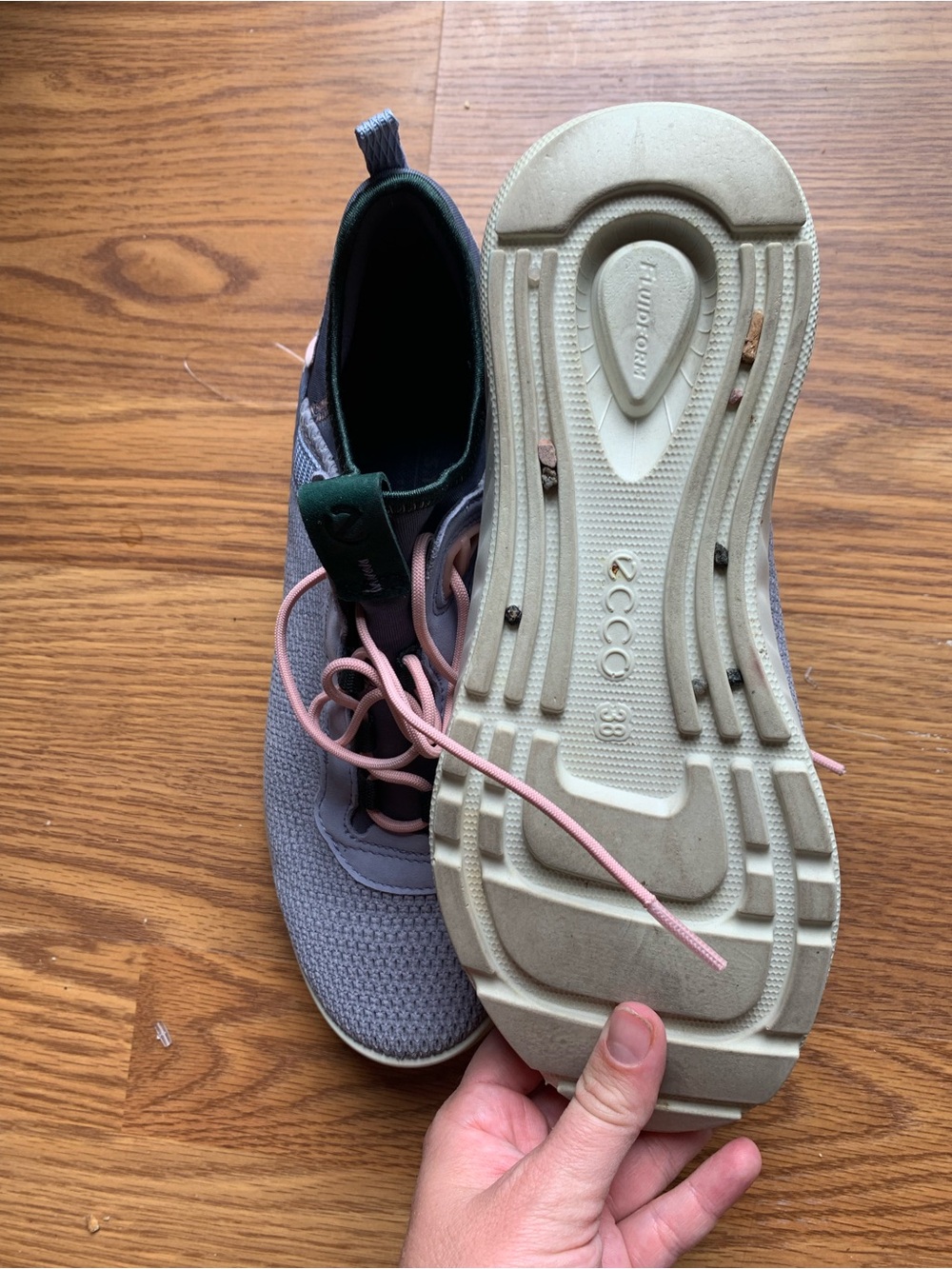 Ecco Women's Size 7 Shoes Sneaker Athletic Running Footwear Casual Purple - Picture 3 of 4